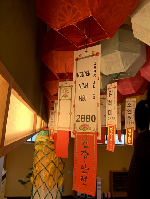 The Vesak Great Ceremony at Hoang Phap Temple in Jeonju City - South Korea